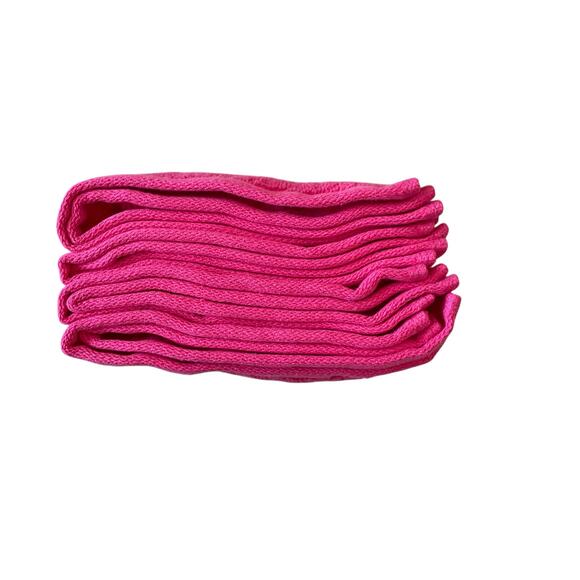 KATE SPADE Set of 4 Hot Pink Cotton Wash Cloths 13x13 NEW - Picture 4 of 9